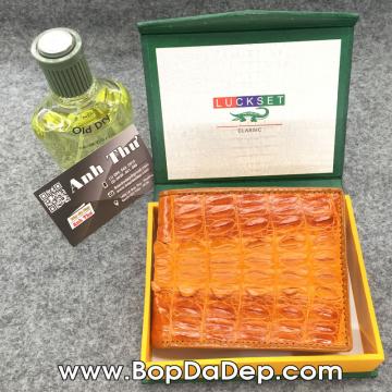 Bóp da cá sấu rank cao cấp hàng chính hãng