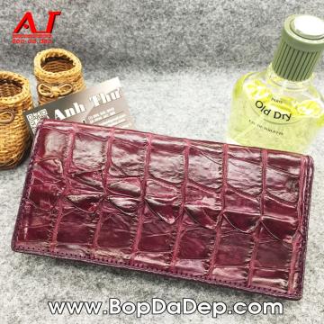 Nơi bán ví da ca sau gấp 2 màu nho ở tphcm