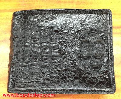 Bóp da cá sấu nguyên con có gai 1